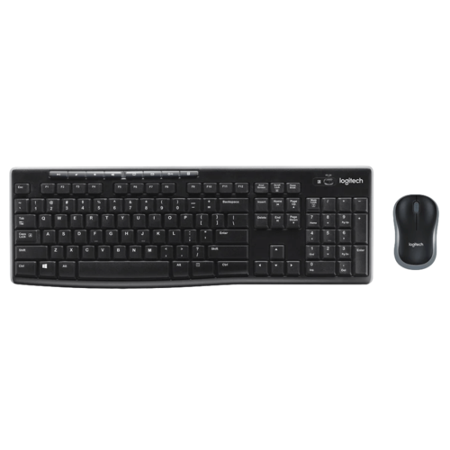סט מקלדת ועכבר אלחוטי LOGITECH MK270