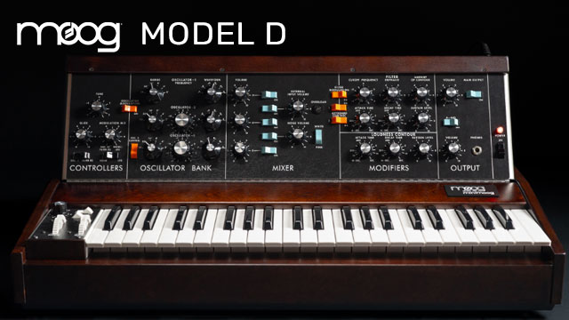 Moog Model D - חזר למלאי.