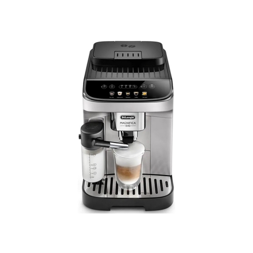 מכונת קפה אוטומטית דגם ECAM290.61.SB DELONGHI בצבע שחור עם חזית כסופה