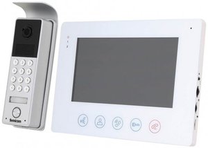 אינטרקום ומסך 7" Semicom דגם INT-ME7/KIT-W - צבע לבן