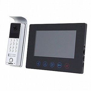 אינטרקום ומסך 7" Semicom דגם INT-ME7/KIT-B - צבע שחור