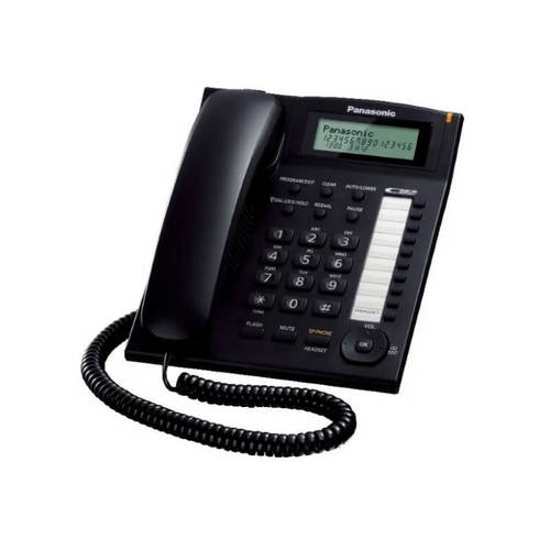 טלפון שולחני כולל צג דיגיטלי דגם KXTS880MXB PANASONIC בצבע שחור