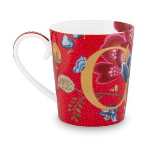 מאג “C” אדום 350מל Blushing Birds מבית "PIP STUDIO