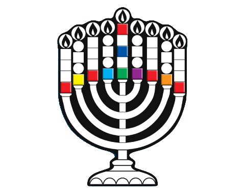 ערכת יצירה - חנוכייה עם פסיפס סול - 36 יח'