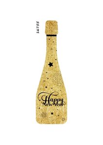 מרכז שולחן בקבוק שמפניה HAPPY NEW YEAR