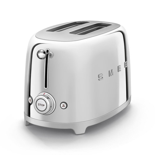 מצנם נירוסטה משי   2 פרוסות SMEG TSF01SSEU