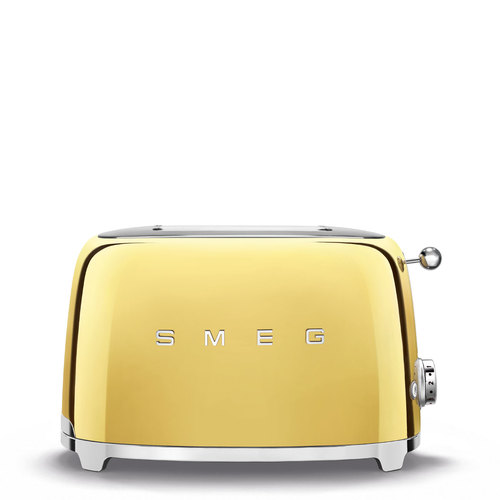 מצנם זהב  2 פרוסות SMEG TSF01GOEU
