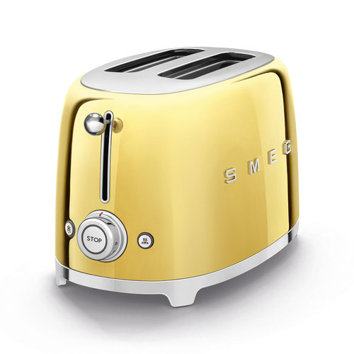 מצנם זהב  2 פרוסות SMEG TSF01GOEU
