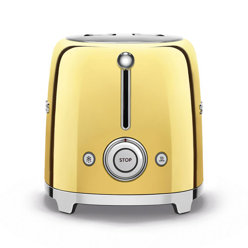 מצנם זהב  2 פרוסות SMEG TSF01GOEU