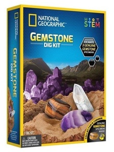 מדע לילדים: ערכת חפירת 3 אבנים טובות