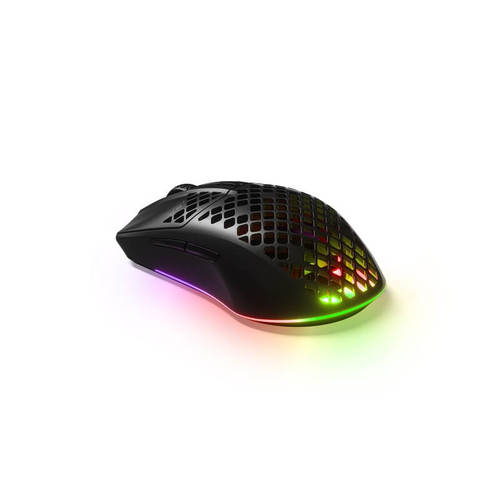 עכבר גיימינג אלחוטי דגם AEROX 3 WIRELESS STEELSERIES בצבע שחור Onyx