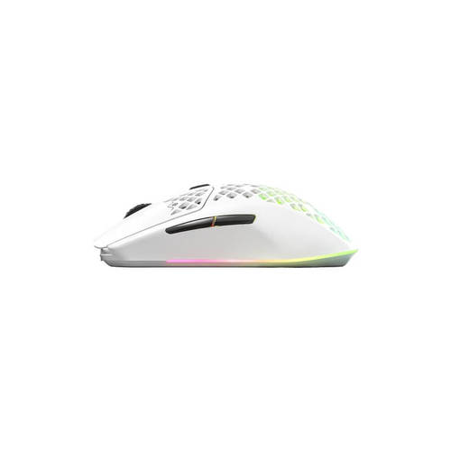 עכבר גיימינג אלחוטי דגם AEROX 3 WIRELESS STEELSERIES בצבע לבן