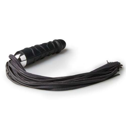 שוט דילדו מסיליקון עם זנבות דמוי עור - Flogger Dildo