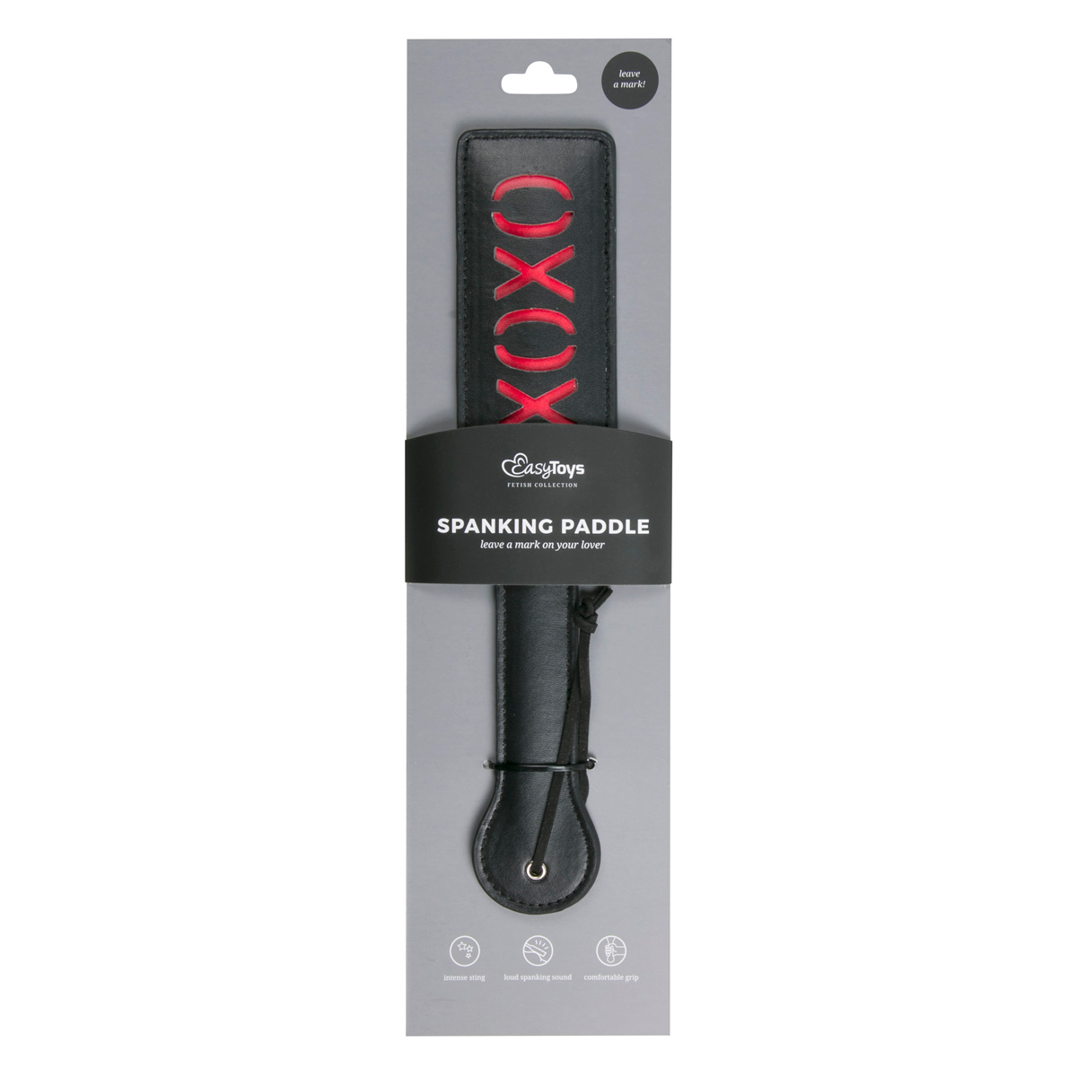 ספנקר דמוי עור Easy Toys - Imprint Spanking Paddle- XOXO