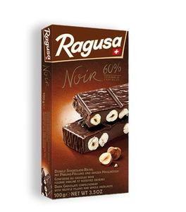 טבלת שוקולד מריר טרפלס ולוז 100 גרם RAGUSA