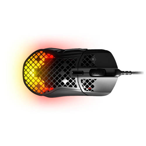 עכבר גיימינג חוטי דגם AEROX 5 STEELSERIES בצבע שחור