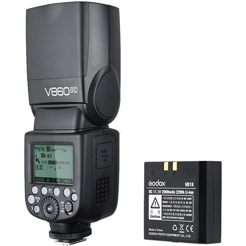 פלאש Godox VING V860IIC TTL Flash Kit for Canon יד שניה