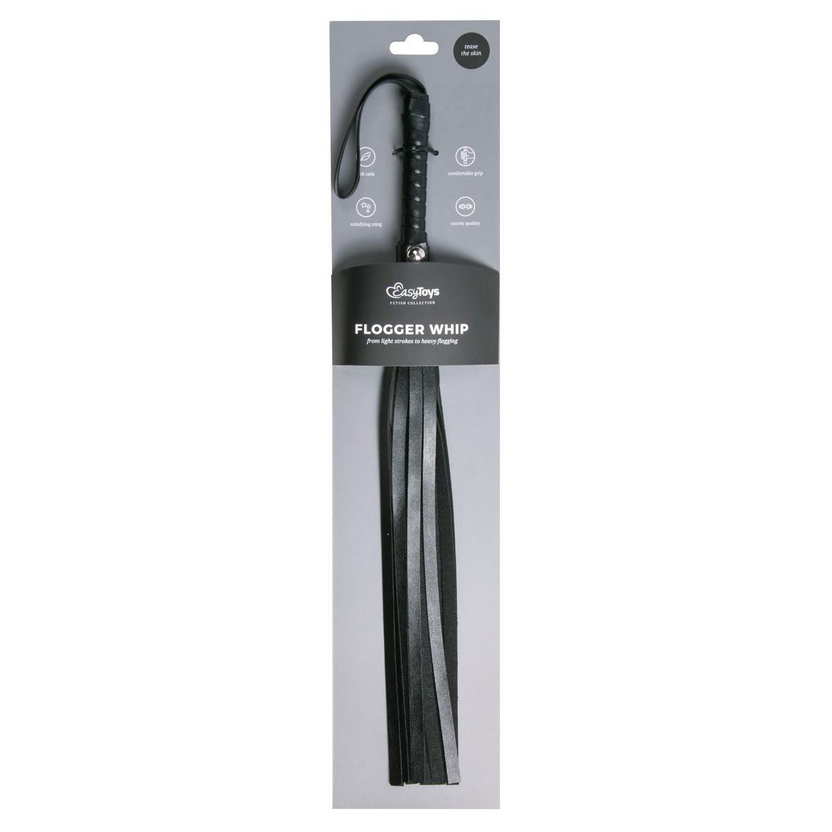 שוט דמוי עור Easy Toys - Small Leather Flogger