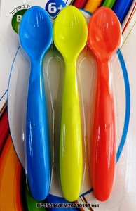 שישיית כפיות פלסטיק לתינוק