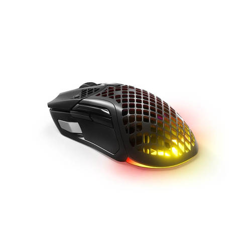 עכבר גיימינג אלחוטי דגם AEROX 5 WIRELESS STEELSERIES בצבע שחור