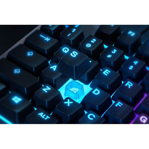 מקלדת גיימינג בעברית עם תאורת RGB דגם APEX 3 STEELSERIES 