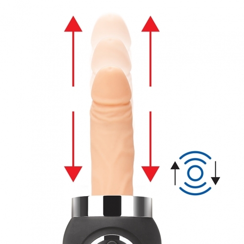 מכונת סקס ניידת לחוויה ייחודית ועוצמתית Lux Fetish - Thrusting Remote-Controlled Rechargeable Compact Sex Machine