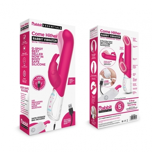 ויברטור נטען יוקרתי לנקודת הג'י Rabbit Essentials - Rechargeable Cone Hither