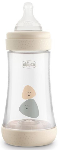 בקבוק האכלה לתינוק Perfect 5 ‏240 מ״ל קרם Chicco