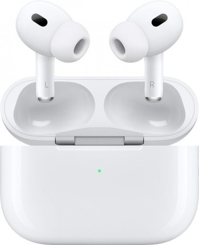 אוזניות ‏אלחוטיות Apple AirPods Pro 2 (Gen2) - מארז טעינה אלחוטית MagSafe בחיבור USB-C