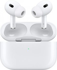 אוזניות ‏אלחוטיות Apple AirPods Pro 2 (Gen2) - מארז טעינה אלחוטית MagSafe בחיבור USB-C