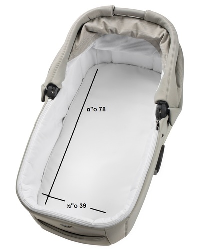 עגלה משולבת לתינוק פג ויואצ'ה צבע אפור - Vivace City Grey Peg perego