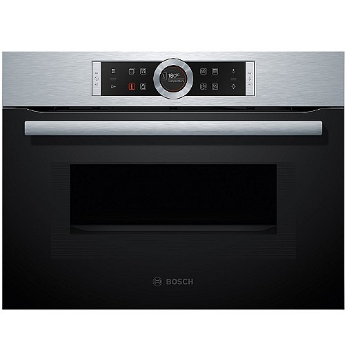 תנור משולב מיקרוגל BOSCH  נירוסטה דגם CMG633BS1