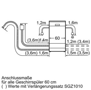 מדיח כלים BOSCH דגם SMI53M95EU בוש