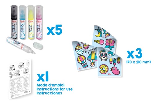 ערכת יצירה של מדבקות חלון Maped Window Stickers