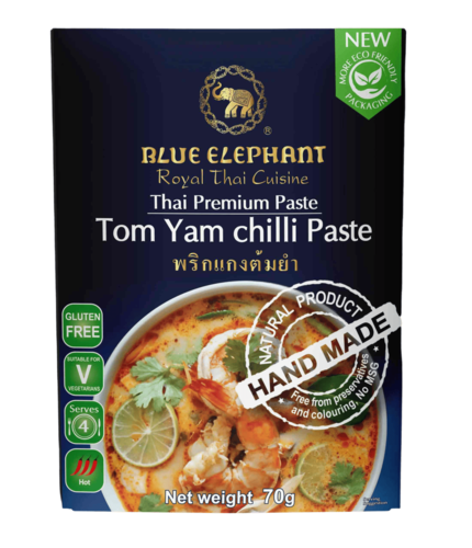 BLUE ELEPHANT -  מחית להכנת מרק טום יאם 70 גרם (מתאים לצמחונים, ללא גלוטן)