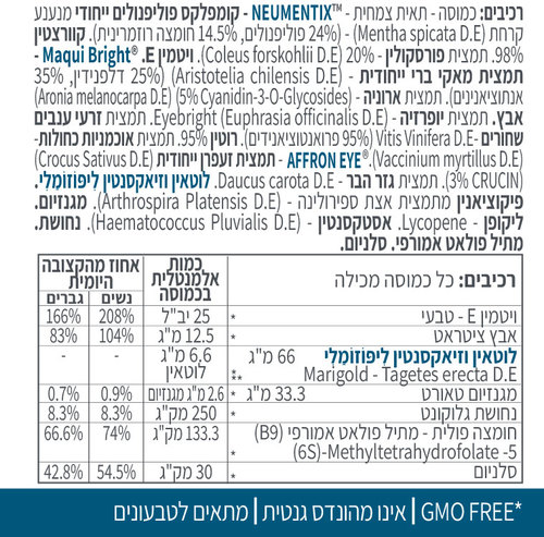 קוֹגנִי Bright (60 כמוסות) - קטגורי 5