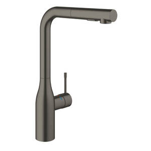 ברז מטבח נשלף גרואה 30270AL0 ESSENCE אפור גרפיט מוברש GROHE