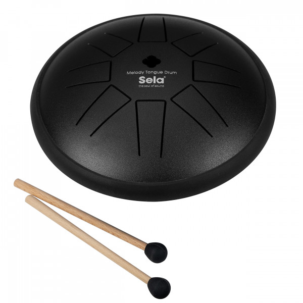 תוף לשונות 6" אינץ בצבע שחור SELA MELODY DRUM C MAJOR SE360