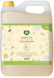 מרכך שיער משפחתי ירקות ירוקים 5 ליטר ecoLove