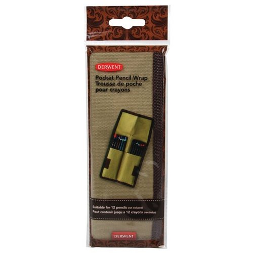 קלמר כיס קנבס DERWENT Pocket Pencil Wrap