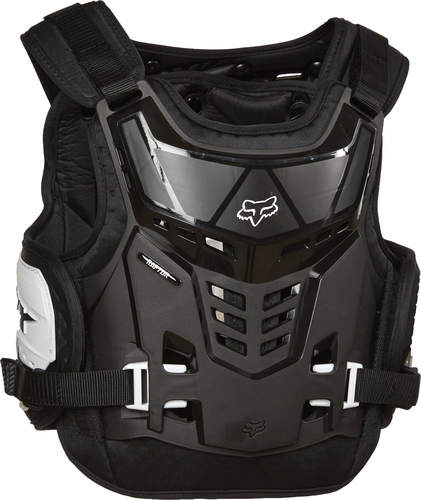 מגן חזה ילדים פוקס שחור / לבן - FOX RAPTOR YTH