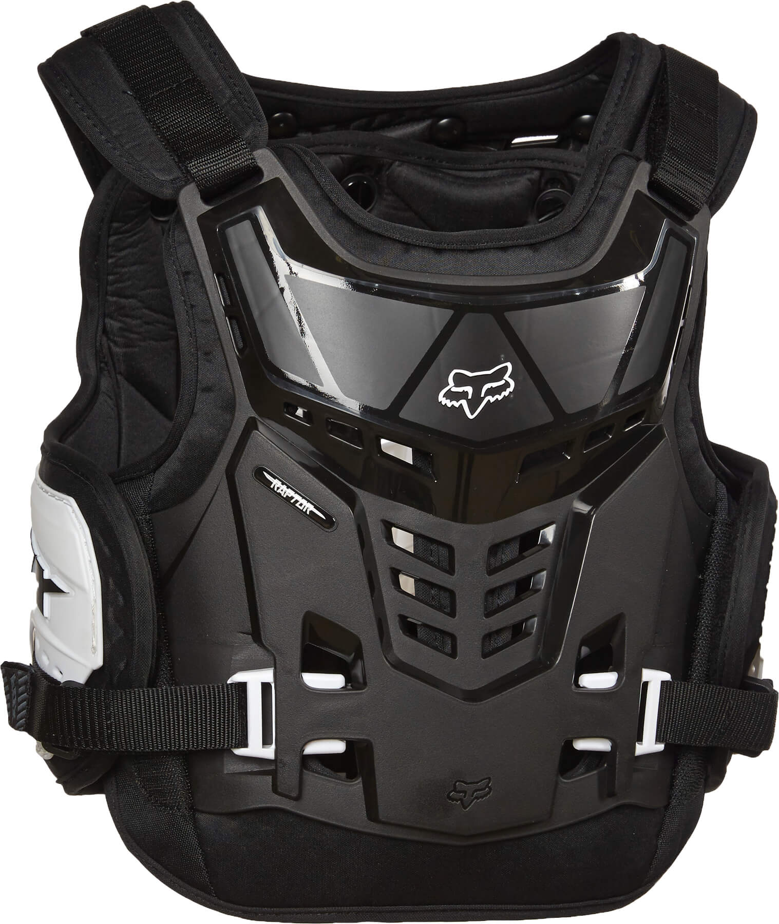 מגן חזה ילדים פוקס שחור / לבן - FOX RAPTOR YTH