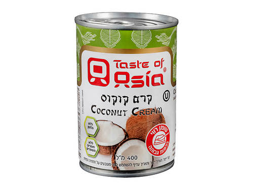 קרם קוקוס ללא תוספת חומר משמר 400מ״ל (כשר)