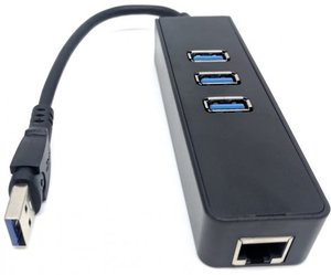 מתאם רשת מ USB3 ל רשת + 3 USB3