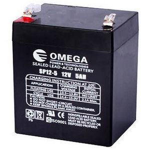 מצבר עפרת OMEGA 12V 5A