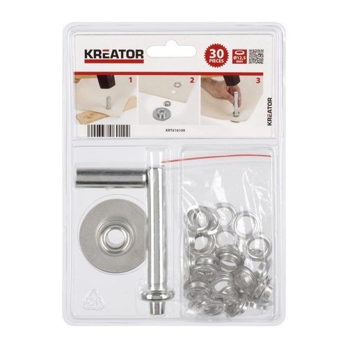 מכשיר לולאות לברזנטים 30 חלקים 12.5 מ''מ KRT616109 KREATOR