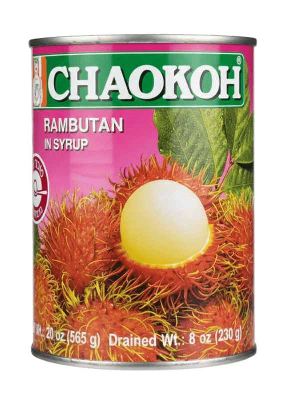 CHAOKOH - שימורי פירות רמבוטן בסירופ מרוכז 565 גרם