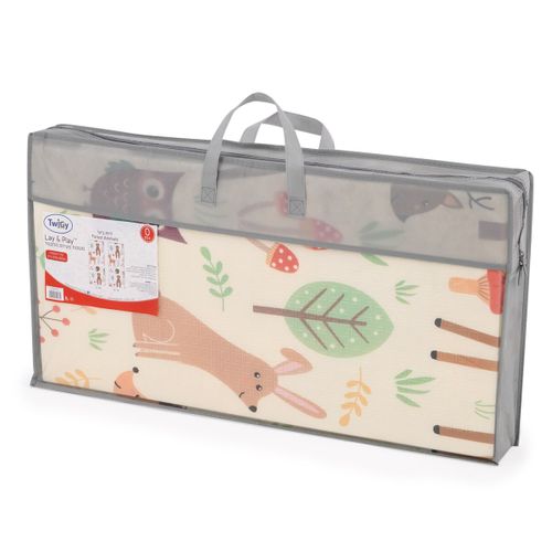 שטיח פעילות מתקפל גדול עשוי XPE איכותי דו-צדדי עם תיק נשיאה - דב אינדיאני