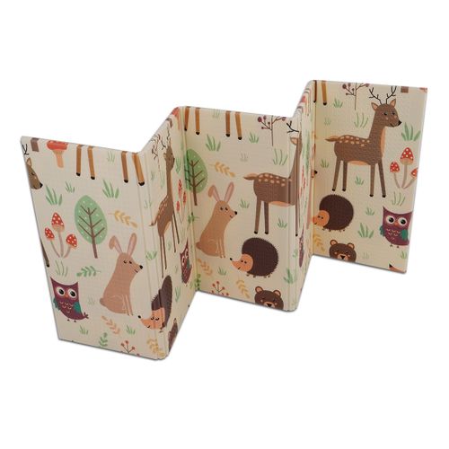 שטיח פעילות מתקפל גדול עשוי XPE איכותי דו-צדדי עם תיק נשיאה - דב אינדיאני