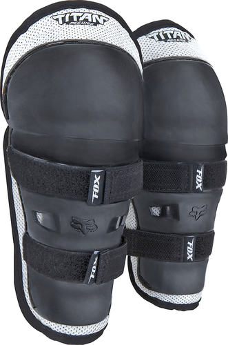 מגני ברכיים לילדים פוקס שחור - FOX PEEWEE TITAN KNEE GUARD V23